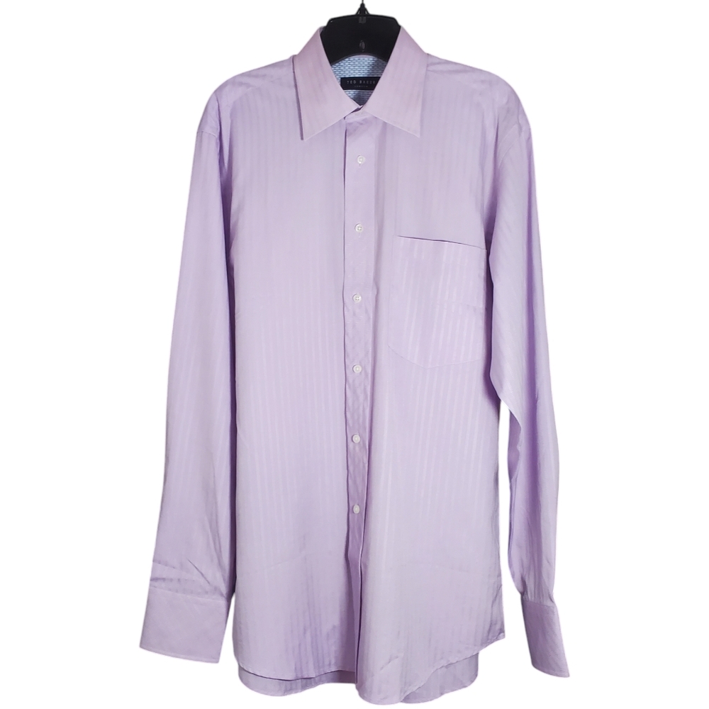Ted Baker London Kensington Longsleeve Button Up Dress Shirt Career 15" 34/35